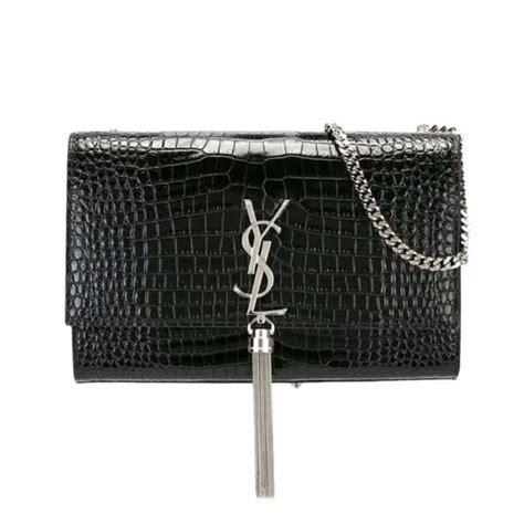 tassel bag ysl|ysl kate small tassel crocodile.